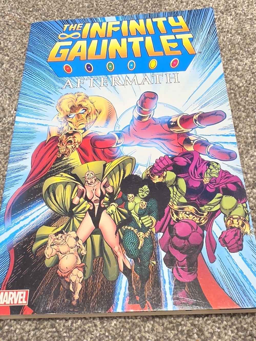 Marvel The Infinity Gauntlet Aftermath Graphic Novel